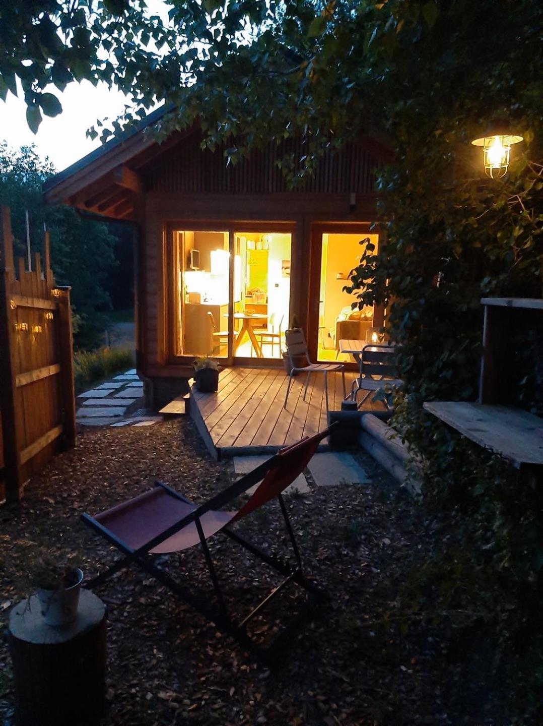 Petit Chalet Neuf Independant 2 Pers "La Cabane De Jean " Briançon Exterior foto